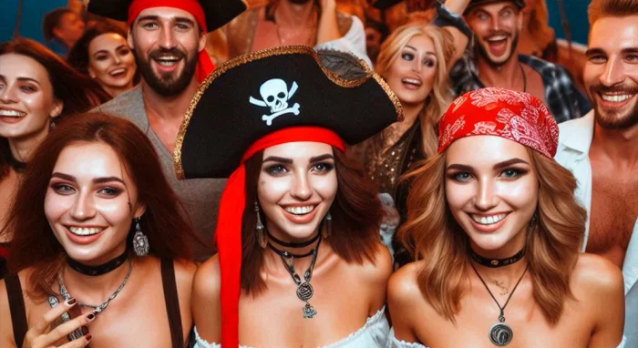 Пиратская вечеринка на теплоходе Дагомыс